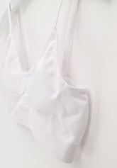 Reggiseno a Brassiere con Spallino Sottile Dolcevita - Bianco - White | Oroblù