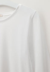 Maglia Manica Lunga in Cotone e Modal Perfect Line Cotton - Bianco - White | Oroblù