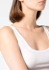 Canotta in Modal Elasticizzato Perfect Line Rib - Bianco - White | Oroblù