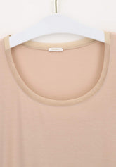 Maglia Manica Corta in Modal Elasticizzato Perfect Line - Cipria - Powder | Oroblù