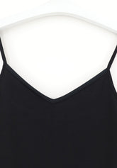 Top Spalla Sottile in Cotone e Modal Perfect Line Cotton - Nero - Black | Oroblù