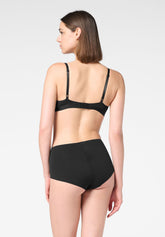 Stretch‑Culotte aus Eco‑Mikrofaser Skinwear - Schwarz - Black | Oroblù